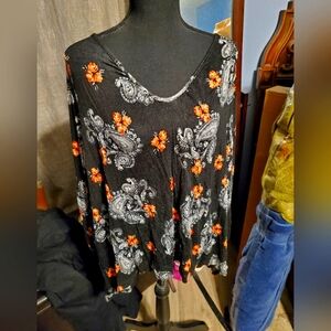 Paisley and Flower Top